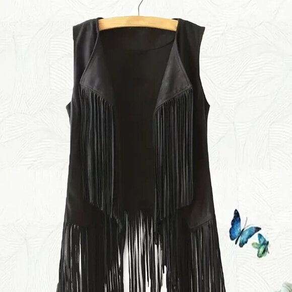 Fringe Hem Character Vest - Picture 2 of 5